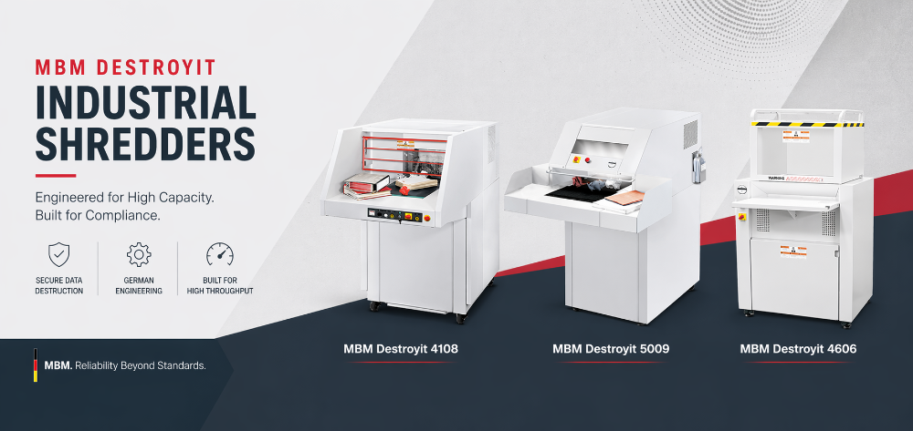 Best MBM Destroyit Heavy-Duty Industrial Shredders for Secure and High-Volume Document Destruction