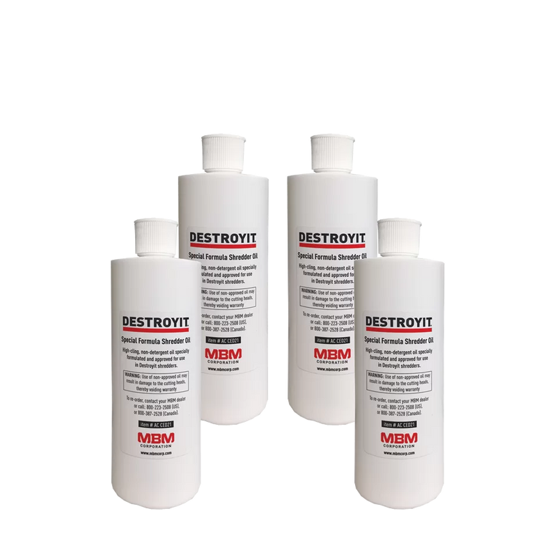 The image of MBM Destroyit Shredder Oil - 1 Pint Bottle (4 units per carton)